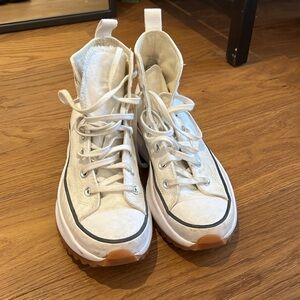 Converse Run Star Hike white high top sneaker